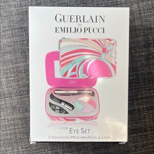 Guerlain X Emilio Pucci Eye Set with Pink and Multicolor Design